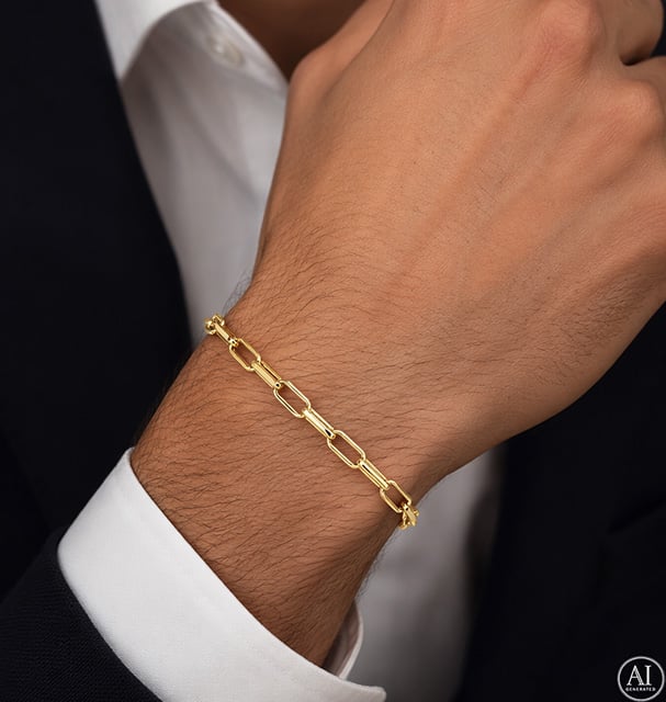 Zlatý náramek 14K Glare 459 - Obrázek 2