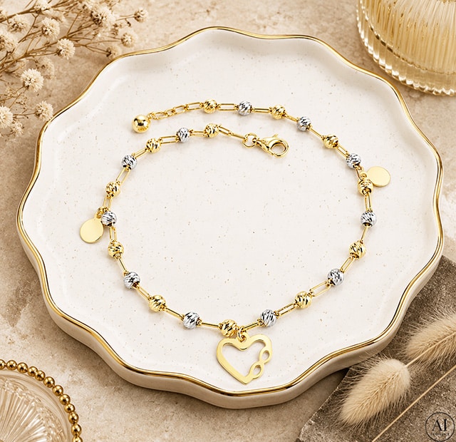 Zlatý náramek 14K Glare 551 - Obrázek 2